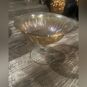Vintage Iridescent Sherbet Dish